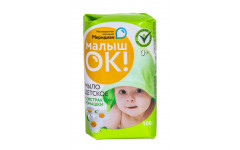 Мыло туалетное Детское "МалышОК" 100 гр в об "С экстрактом ромашки" Мыло туалетное Детское "МалышОК" 100 гр в об "С экстрактом ромашки"