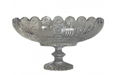 Фруктовница на ножке овал 27*14*14,5см Фруктовница на ножке овал 27*14*14,5см