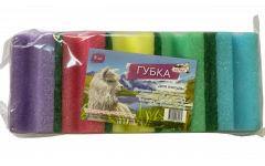 Губки для посуды 5шт. в упак. Профильные 96*64*42 Губки для посуды 5шт. в упак. Профильные 96*64*42